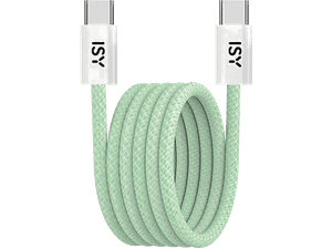 Kabel USB typ C ISY IUC-5400-GR 1m Magnetyczny Zielony