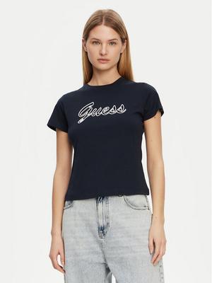 Guess T-Shirt V5GI02 K9RM1 Granatowy Slim Fit