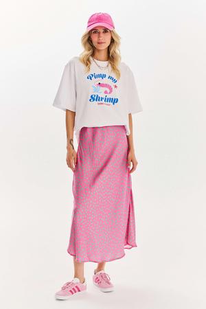 Spódnica midi Thunder Pink
