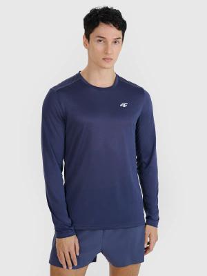 4F koszulka z długim rekawem treningowa longsleeve 4FWSS25TFLOM326 granatowa (M)