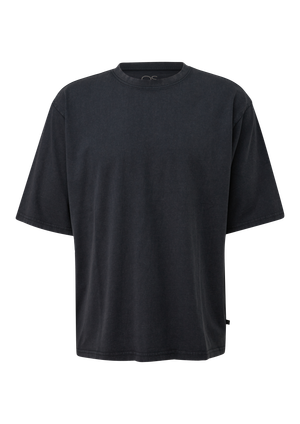 T-shirt z efektem sprania Loose Fite z nadrukiem z tyłu