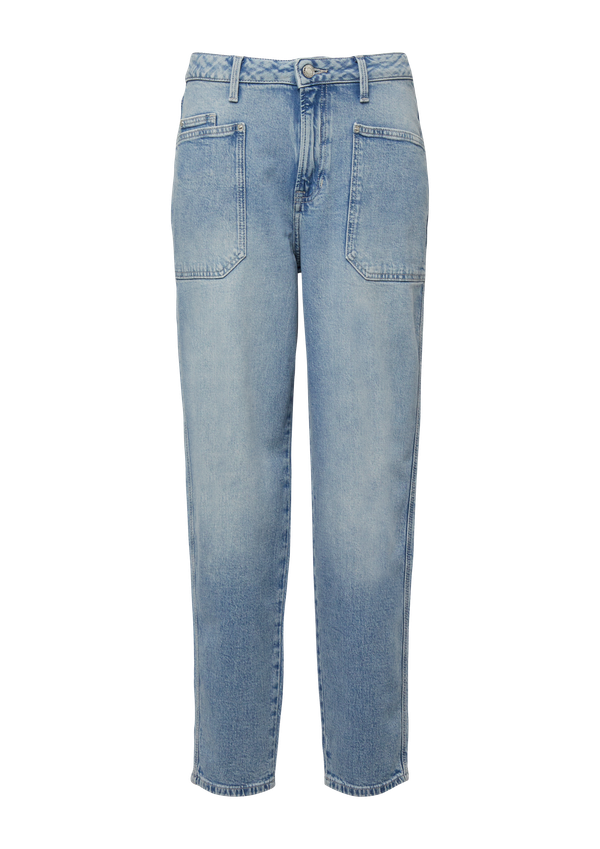 Dżinsy do kostki Mom / Regular Fit / High Rise / Tapered Leg