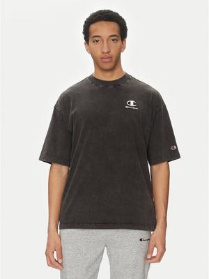 Champion T-Shirt 221257 Czarny Regular Fit