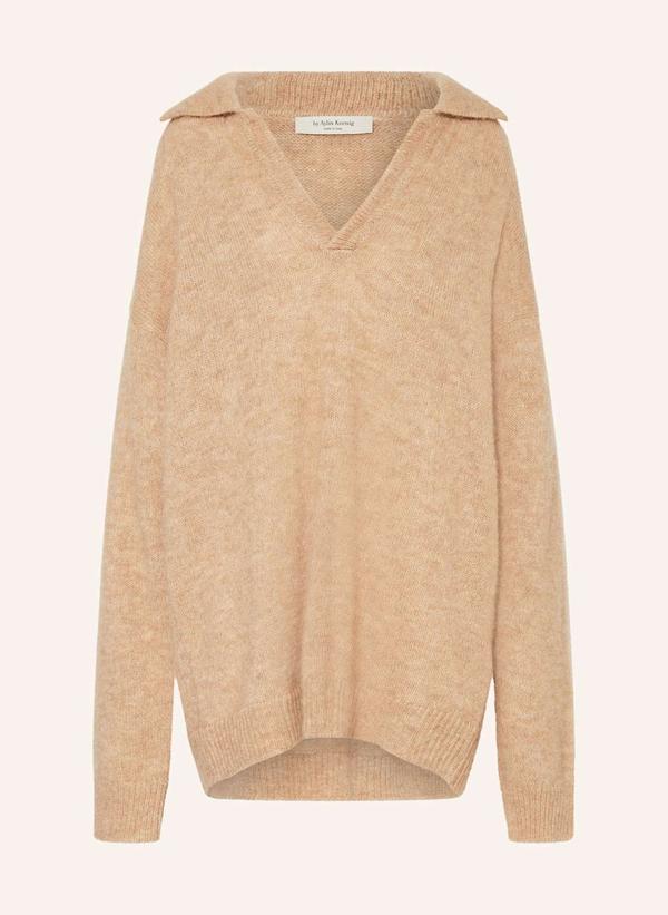 By Aylin Koenig Sweter Lian Z Dodatkiem Alpaki beige