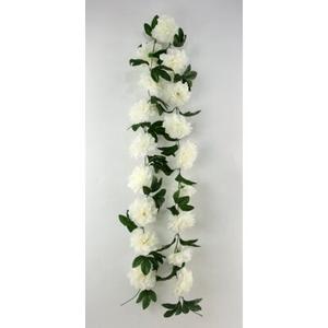Kwiat sztuczny girlanda z peonii wys. 220 cm