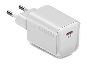 Ładowarka sieciowa SBS USB-C PD 3.0 PPS 30W Biały