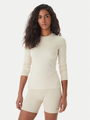 Reebok Koszulka techniczna Reebok x Ewa Chodakowska RK25614CCW Beżowy Slim Fit