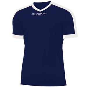 GIVOVA koszulka sportowa męska treningowa MAC04 granatowo-biała (M)