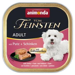 animonda Vom Feinsten z nadzieniem Adult 22 x 150 g Indyk i szynka