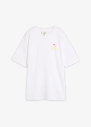 T-shirt oversize z czystej bawełny organicznej