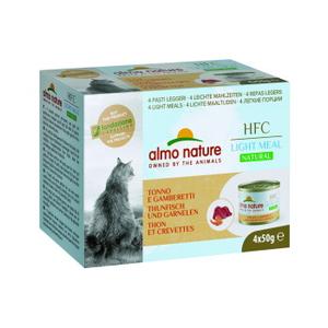 Almo nature Almo HFC Natural Light Meal 4 x 50 g Tuńczyk z krewetkami
