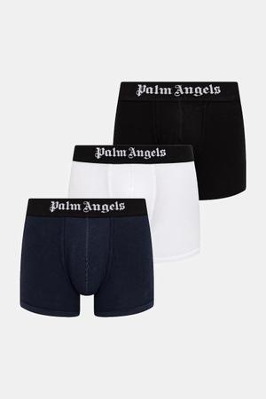 Palm Angels bokserki dopasowane męskie bawełniane z elastanem 3-pack