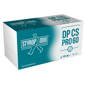 Płyta standardowa DP CS PRO 60 gr.030 gładka 500 x 1000 STYROPMIN