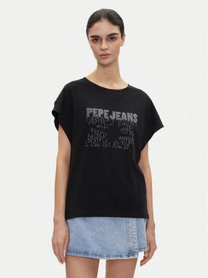 Pepe Jeans T-Shirt Lira PL505996 Czarny Regular Fit