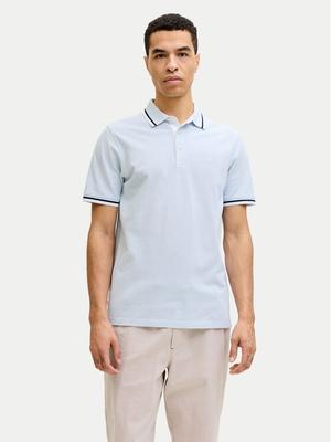Jack & Jones Polo Paulos 12136668 Niebieski jasny Regular Fit