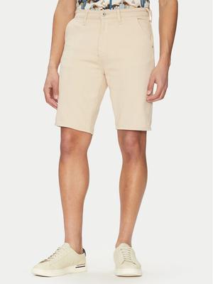 Blend Szorty jeansowe 20718139 Beżowy Regular Fit