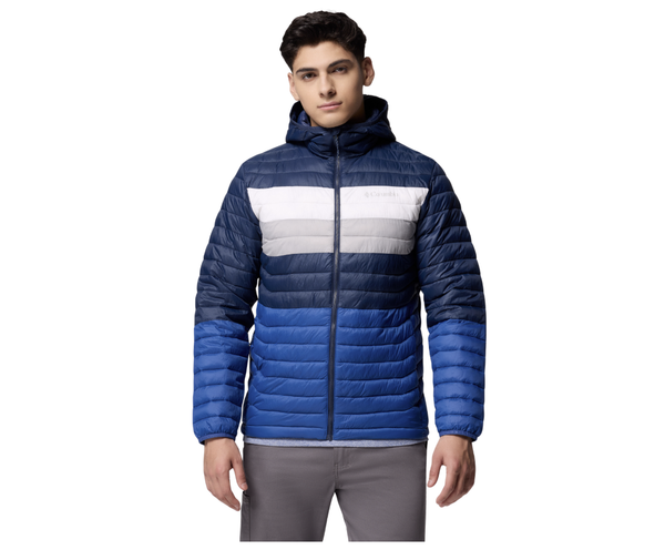 COLUMBIA kurtka zimowa męska Powder Pass niebieski (M)