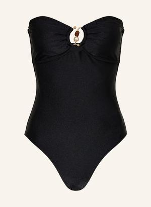 Seafolly Góra Od Bikini Bandeau Palermo schwarz