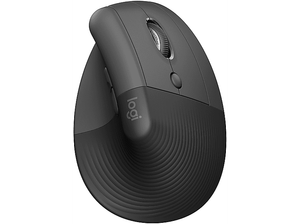 Mysz bezprzewodowa, pionowa LOGITECH Lift Grafitowy 910-006473
