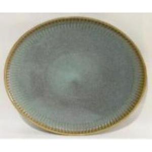 Talerz porcelanowy Reactive Sage deserowy 20,5 cm zielony