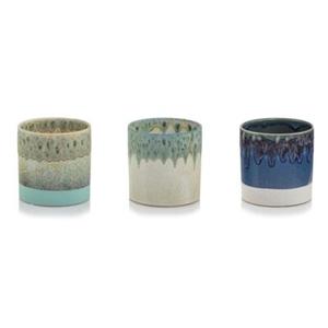 Osłonka ceramiczna 16 cm piasek mix kolorów