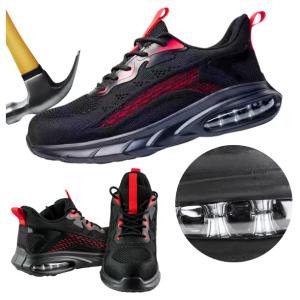 Buty robocze męskie PÓŁBUTY ROBOCZE sportowe Oddychające z NOSKIEM S1 BHP