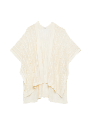 Luftiger Poncho