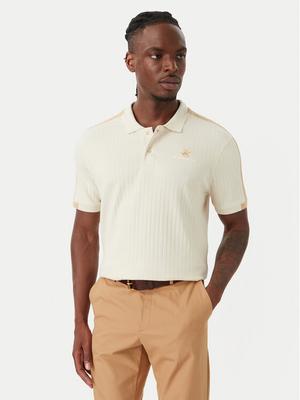 Beverly Hills Polo Club Polo P-SS26M-P2747 Beżowy jasny Regular Fit