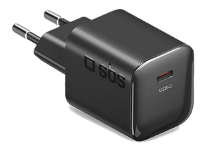 Ładowarka sieciowa SBS 20W GaN PD 3.0 USB-C Czarny