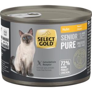 SELECT GOLD Pure Senior Pasztet Kurczak 24x200 g