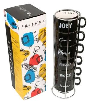 Erik - Zestaw 6 kubków Friends 150ml - Oryginalny produkt z motywem przyjac