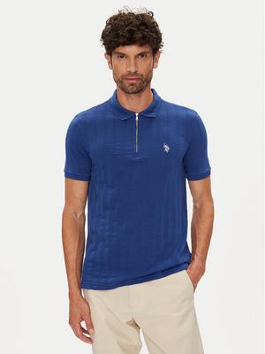 U.S. Polo Assn. Polo MUP3992 Granatowy Regular Fit
