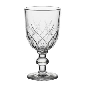 Kielich do wody Florina Corda 260 ml szklany zdobiony do zmywarki