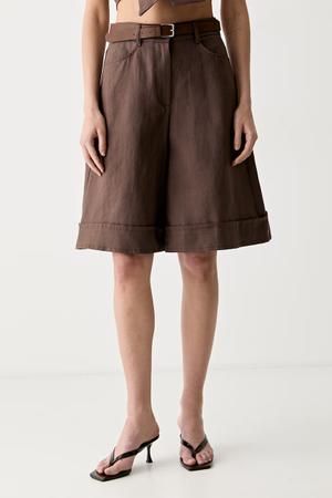 ViCOLO bermudy damskie lniane