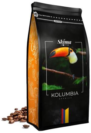 Kawa ziarnista 1kg KOLUMBIA 100% ARABICA Świeżo Palona do ekspresu + GRATIS