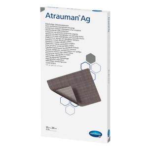 Atrauman Ag 10 cm x 20 cm opatrunek ze srebrem Hartmann 10 sztuk