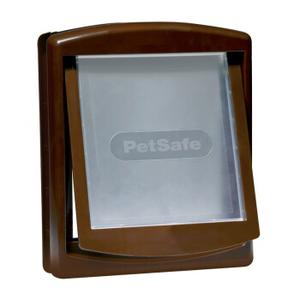 PetSafe 2-drożne drzwiczki dla zwierząt domowych brązowe S