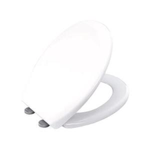Deska sedesowa wolnoopadająca Bri GO/ON! 44,5 x 37,4 cm duroplast biała Bisk