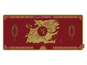 Podkładka pod mysz i klawiaturę LEXIP GAMING Lannister - Game of Thrones Czerwony