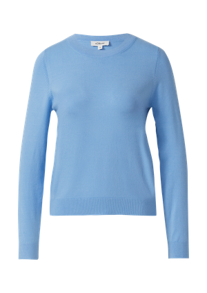 Sweter z dzianiny z domieszką wiskozy