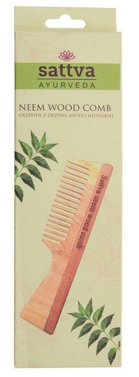 Sattva Neem Comb Grzebień Single 19cm