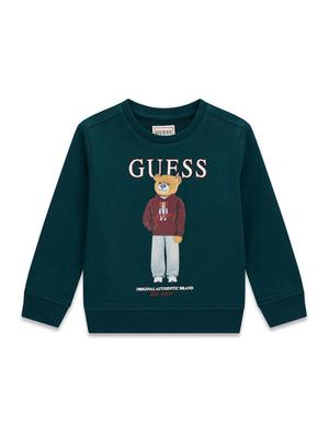 Guess Bluza N6YQ05 K4096 Zielony ciemny Regular Fit