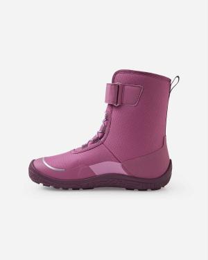 REIMA buty zimowe dziecięce barefoot Talvella Junior fioletowe (37)
