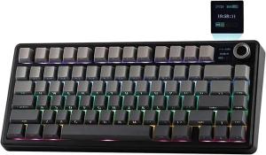 Epomaker x Aula F75 MAX klawiatura gamingowa 75% z ekranem TFT