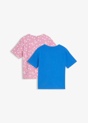 T-shirt z półrękawem z elastycznej mieszanki bawełny organicznej (2 szt.)