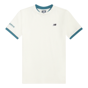 Koszulka dziecięca New Balance YT61B802SST – biała