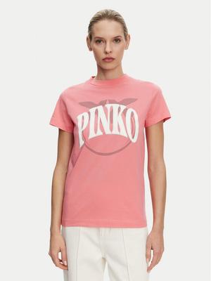 PINKO T-Shirt 101752 A2CT N55 Różowy Regular Fit
