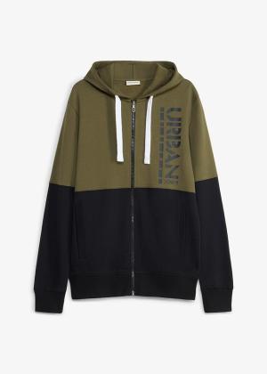 Bluza rozpinana z kapturem z czystej bawełny organicznej
