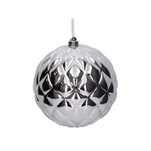 Bombka plastikowa 18 cm srebrny