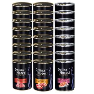 Dolina Noteci Premium mokra karma dla kota mix smkaów 24x 400g
